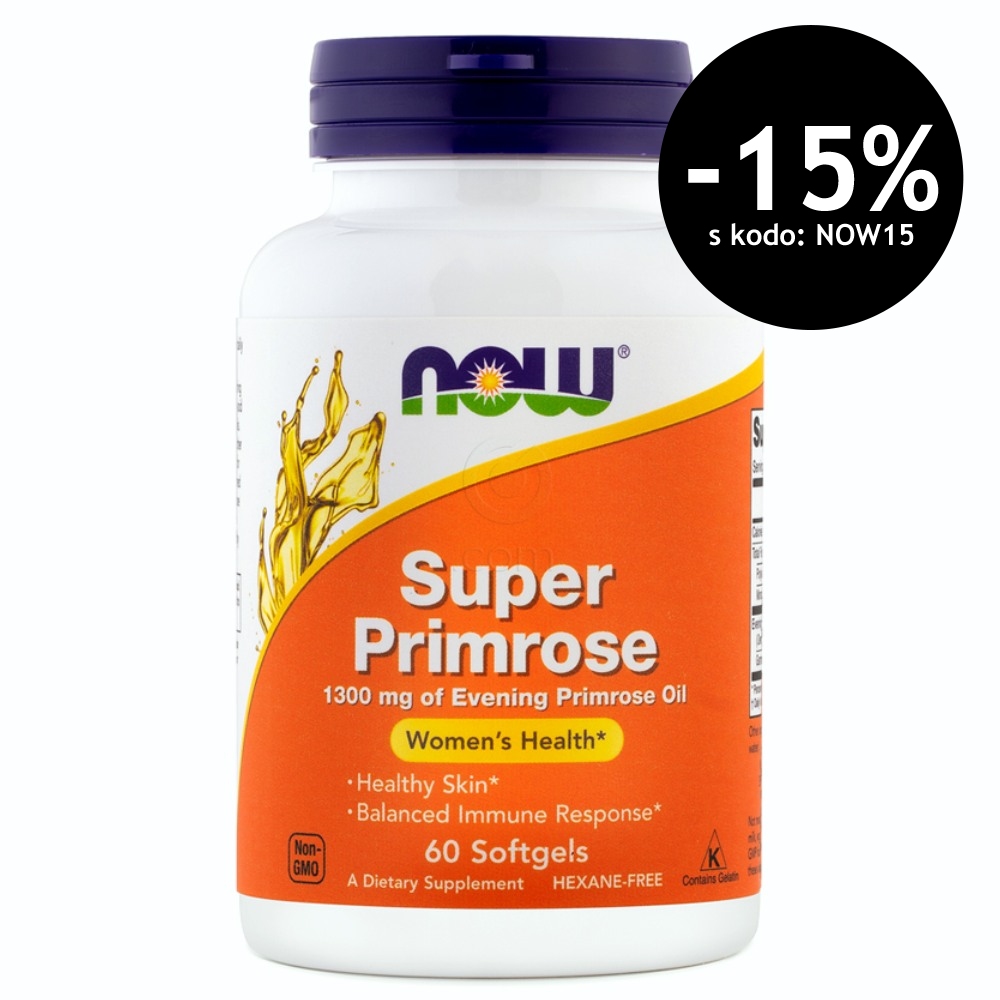 Super Svetlinovo olje NOW, kapsule (60 kapsul)